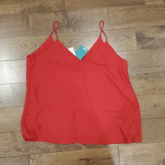 Red Camisole Top - Picture 2 of 3